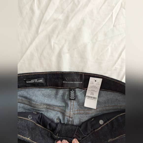 NWT - Black Wide Leg Jean - WHBM - Picture 3 of 4